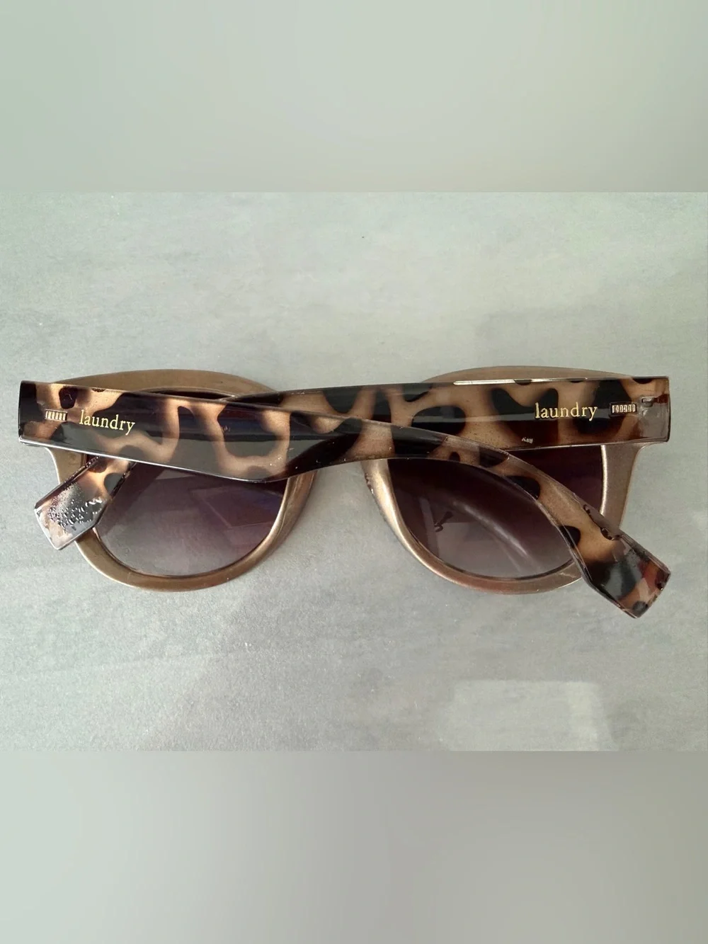 Pretty Leopard Print Sunglasses by Laundry